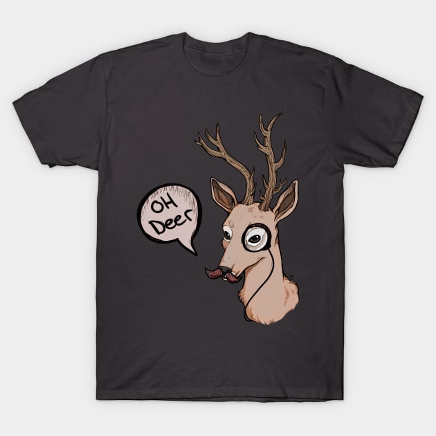 Oh Deer T-Shirt by Sebatticus